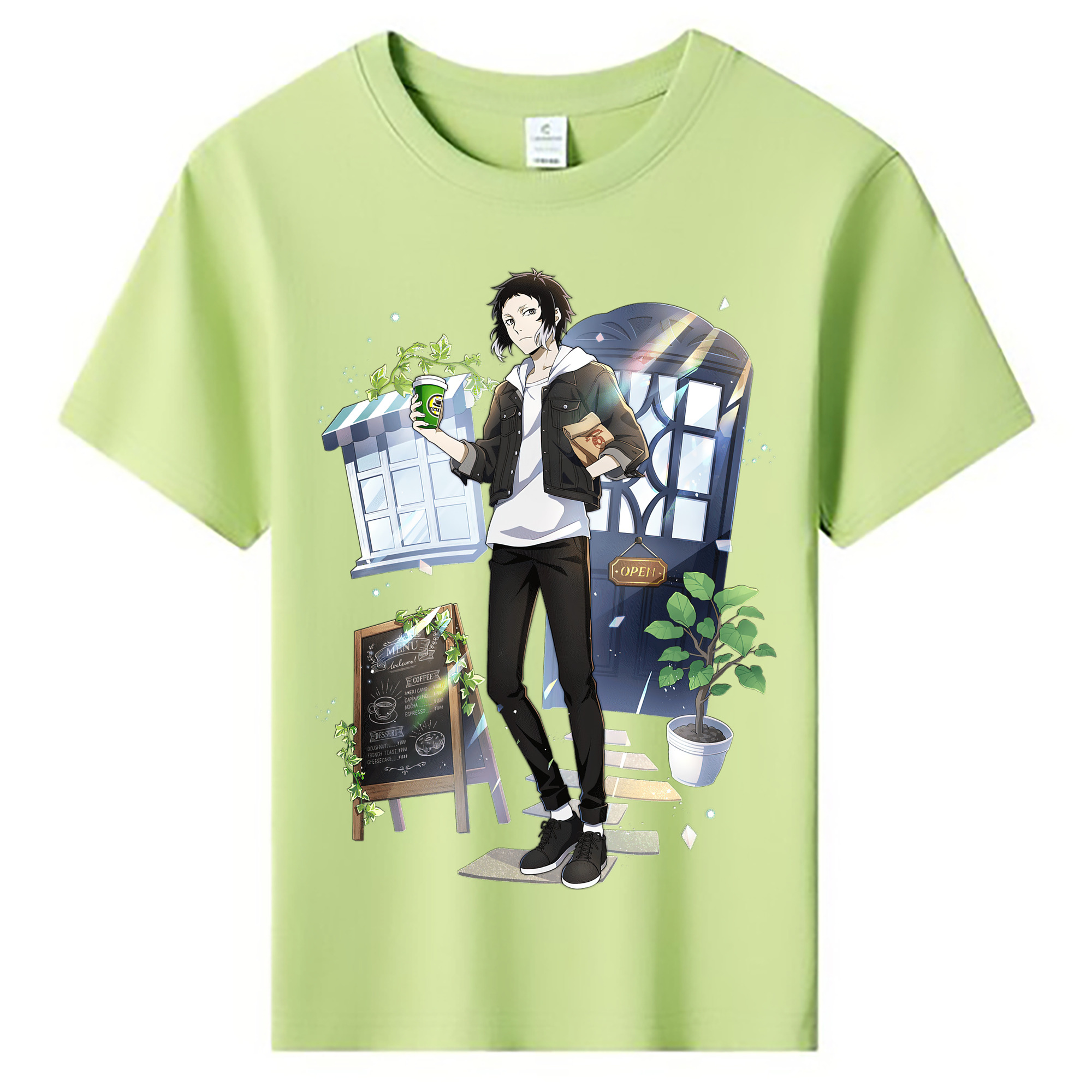 （画像用） 文豪ストレイドッグス Bungo Stray Dogs 綿100％キッズTシャツ（フロントプリント）